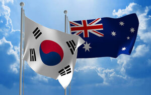 Australia and Korea