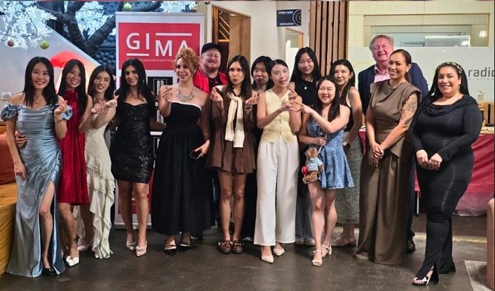 Group of international creators and community members at a previous Influencers2C and GIMA event, illustrating the global community welcome on the K-Culture Tour Seoul 2026.